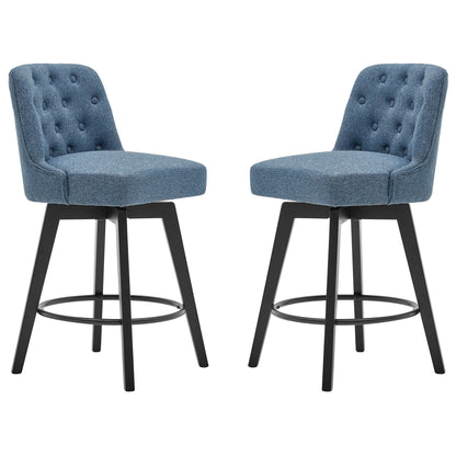 Lucas Swivel Counter Stool 26"(Set of 2)