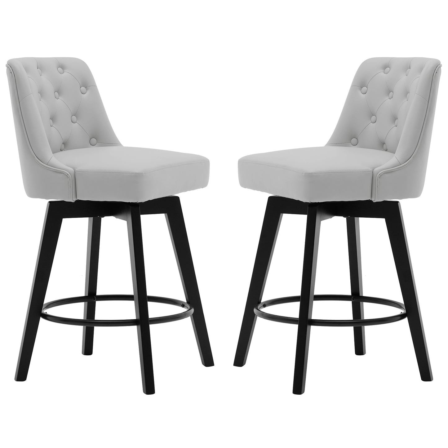 Lucas Swivel Counter Stool 26"(Set of 2)