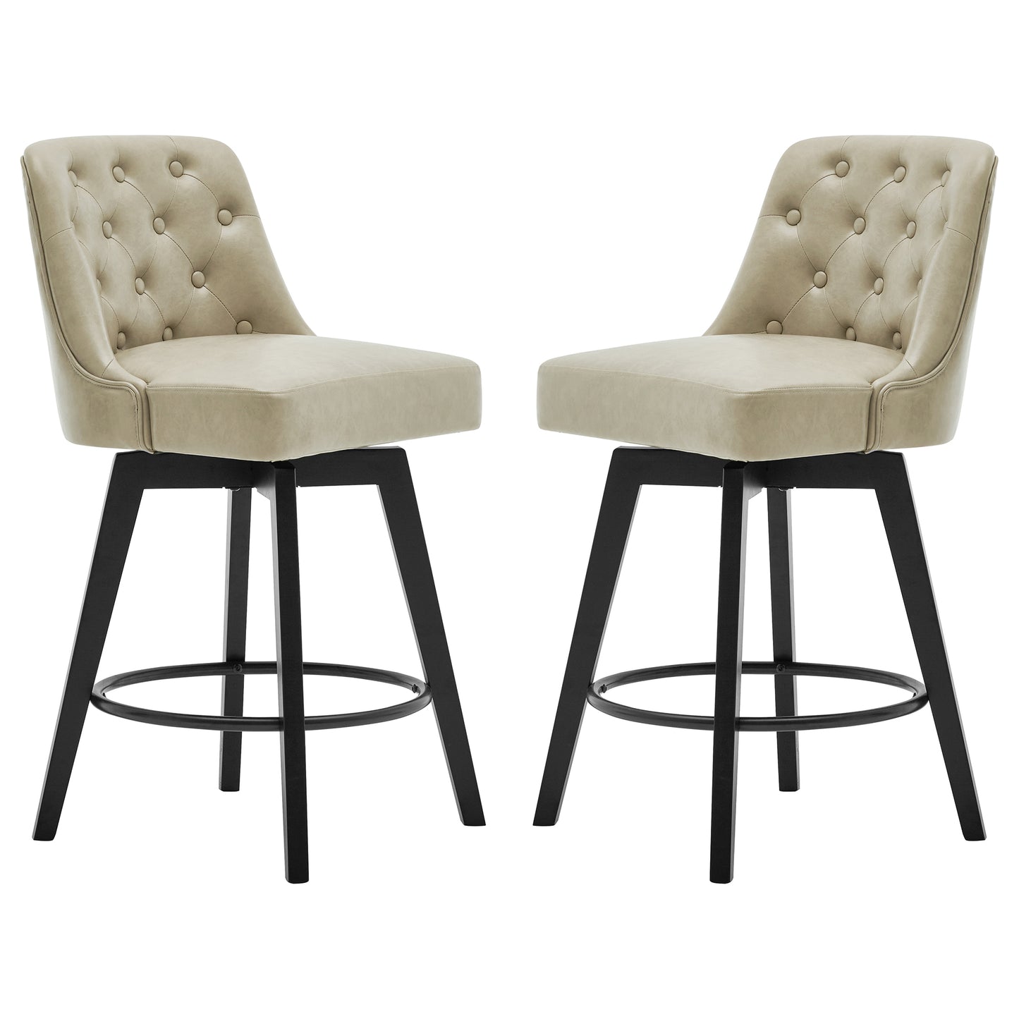 Lucas Swivel Counter Stool 26"(Set of 2)